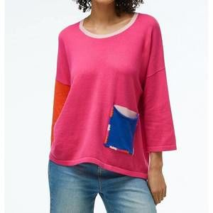 Colorful Women's Crew Neck Sweater